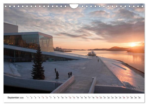 Produktbild: Opera Oslo (Wandkalender 2026 DIN A4 quer), CALVENDO Monatskalender