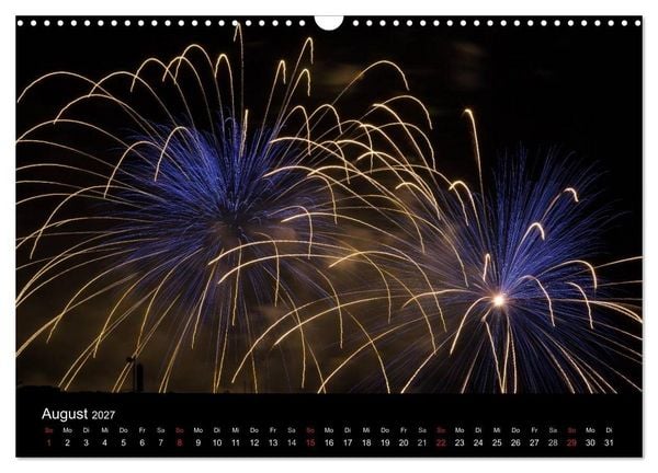 Produktbild: Feuerwerk (Wandkalender 2027 DIN A3 quer), CALVENDO Monatskalender