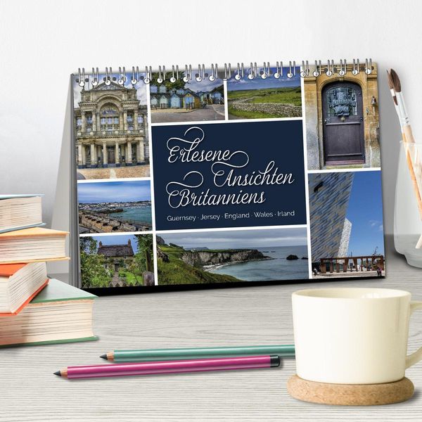 Produktbild: Erlesene Ansichten Britanniens (Tischkalender 2026 DIN A5 quer), CALVENDO Monatskalender