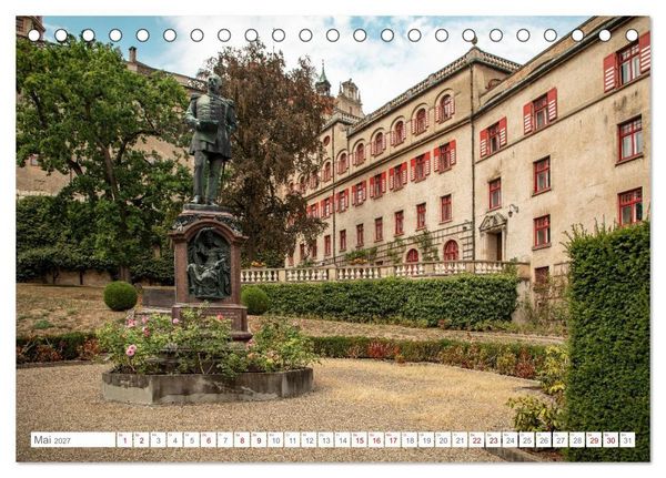 Produktbild: Sommerliches Sigmaringen (Tischkalender 2027 DIN A5 quer), CALVENDO Monatskalender
