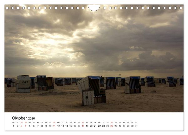 Produktbild: St. Peter Ording 2026 (Wandkalender 2026 DIN A4 quer), CALVENDO Monatskalender