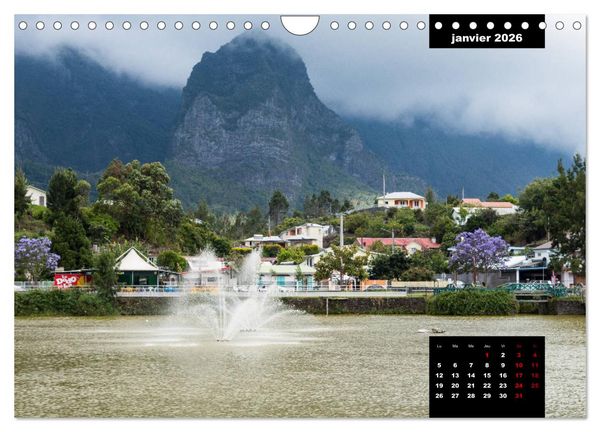 Produktbild: Paysages de l'&icirc;le de La R&eacute;union (Calendrier mural 2026 DIN A4 vertical), CALVENDO calendrier mensuel