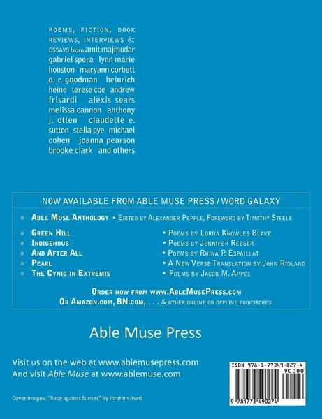 Produktbild: Able Muse, Winter 2018 (No. 26 - print edition)