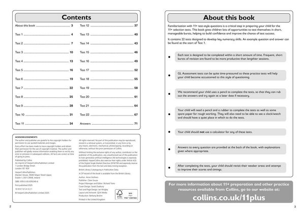 Produktbild: 11+ Maths Quick Practice Tests Age 10-11 (Year 6) Book 3