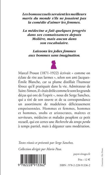 Produktbild: Les sautes d'humour de Marcel Proust