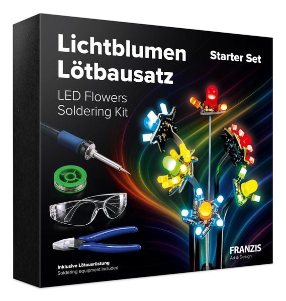 Produktbild: FRANZIS 67253 - Lichtblumen L&ouml;tbausatz: Starterset. Ab 14 Jahren.