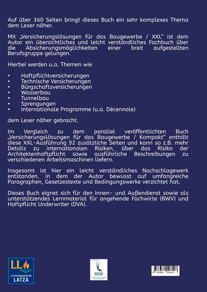 Produktbild: Versicherungsl&ouml;sungen f&uuml;r das Baugewerbe