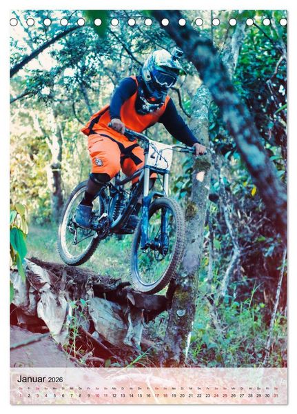 Produktbild: Mountainbike - einfach Spa&szlig; (Tischkalender 2026 DIN A5 hoch), CALVENDO Monatskalender