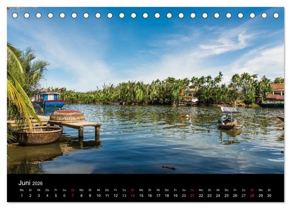 Produktbild: Vietnam Abenteuerreise (Tischkalender 2026 DIN A5 quer), CALVENDO Monatskalender