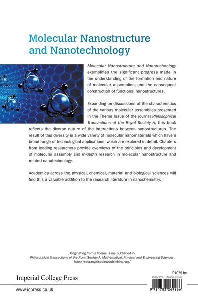 Produktbild: Molecular Nanostructure and Nanotechnology