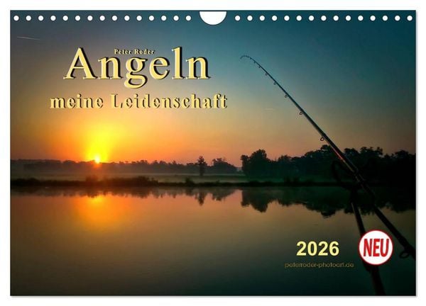 Produktbild: Angeln - meine Leidenschaft (Wandkalender 2026 DIN A4 quer), CALVENDO Monatskalender