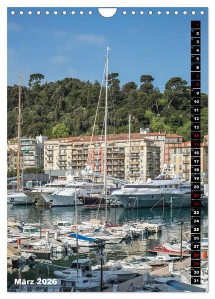 Produktbild: Idyllisches Nizza (Wandkalender 2026 DIN A4 hoch), CALVENDO Monatskalender