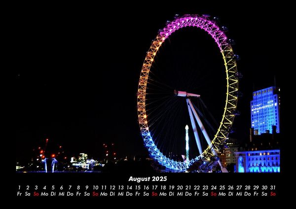 Produktbild: London 2025 Fotokalender DIN A3