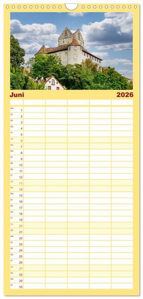 Produktbild: Familienplaner 2026 - Der Zauber des Bodensees mit 5 Spalten (Wandkalender, 21 x 45 cm) CALVENDO