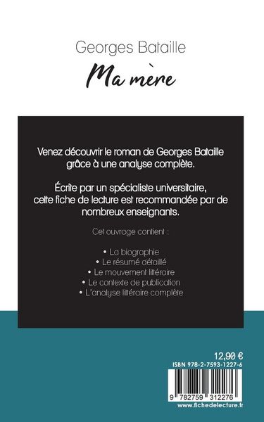 Produktbild: Ma m&egrave;re de Georges Bataille (fiche de lecture et analyse compl&egrave;te de l'oeuvre)