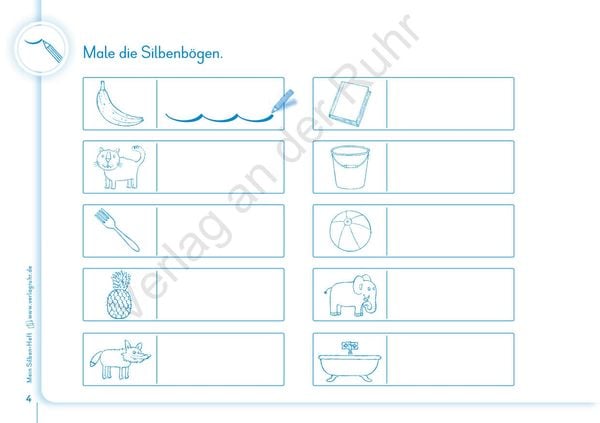 Produktbild: Mein Silben-Heft