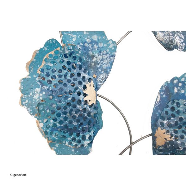 Produktbild: HTI-Living NTK-Collection Wanddeko Blue Flower NTK-Collection Wanddeko Blue Flower