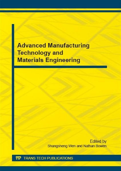 Produktbild: Advanced Manufacturing Technology and Materials Engineering