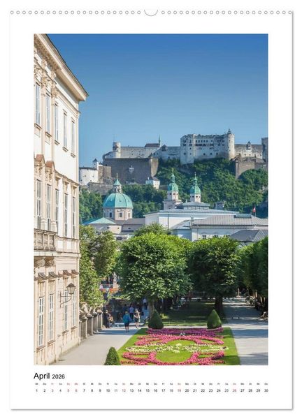Produktbild: Wundersch&ouml;nes SALZBURG (Wandkalender 2026 DIN A2 hoch), CALVENDO Monatskalender