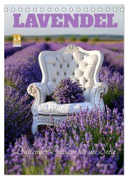 Produktbild: Lavendel (Tischkalender 2026 DIN A5 hoch), CALVENDO Monatskalender