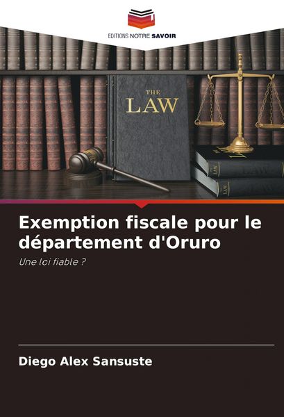 Produktbild: Exemption fiscale pour le d&eacute;partement d'Oruro