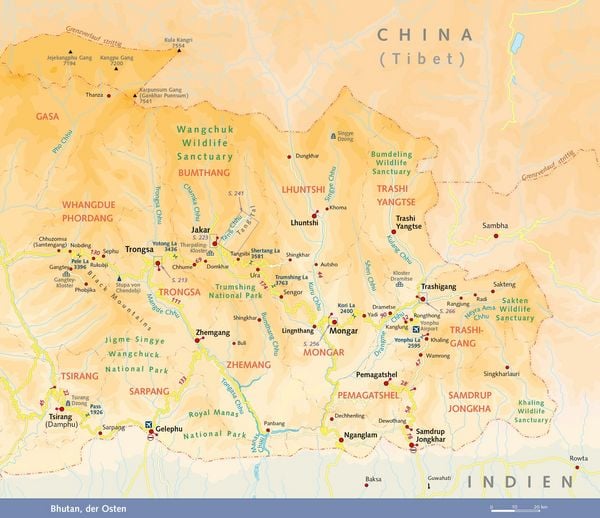 Produktbild: TRESCHER Reisef&uuml;hrer Bhutan