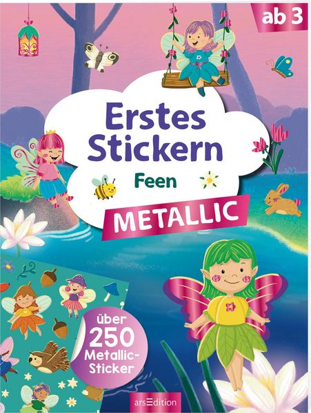Produktbild: Erstes Stickern Metallic &ndash; Feen