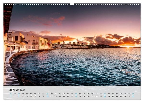 Produktbild: Griechenland - Inselparadies in Europa (Wandkalender 2027 DIN A2 quer), CALVENDO Monatskalender