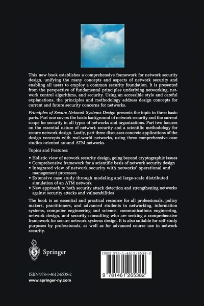 Produktbild: Principles of Secure Network Systems Design