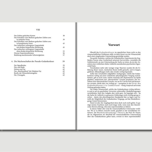Produktbild: Das Gedankenlesen