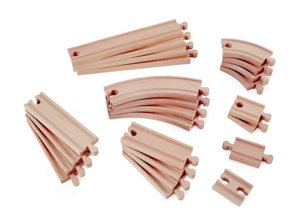 Produktbild: Hape - Gro&szlig;es Schienenausbauset