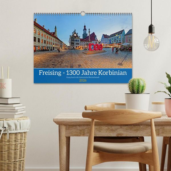 Produktbild: Freising - 1300 Jahre Korbinian (Wandkalender 2026 DIN A3 quer), CALVENDO Monatskalender