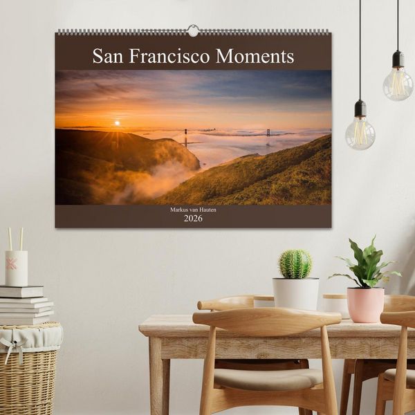 Produktbild: San Francisco Moments (Wandkalender 2026 DIN A2 quer), CALVENDO Monatskalender