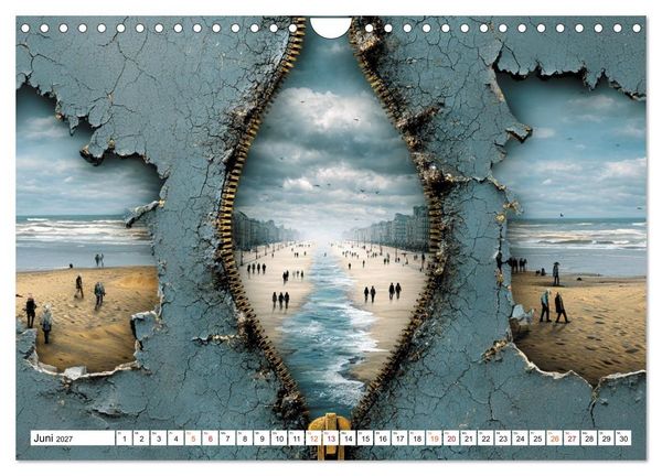 Produktbild: Wenn Gedanken sichtbar werden (Wandkalender 2027 DIN A4 quer), CALVENDO Monatskalender