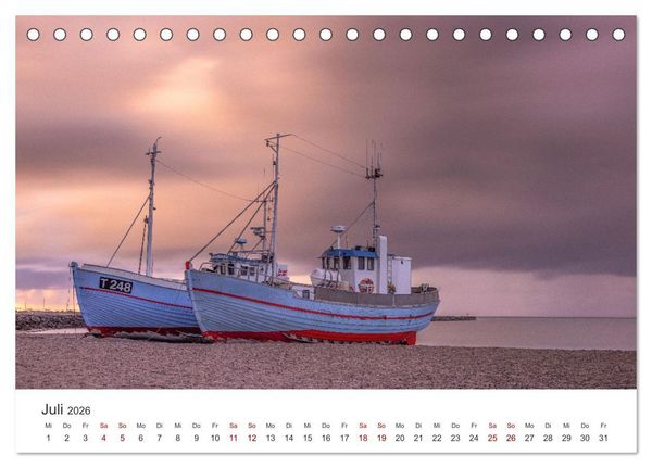 Produktbild: D&auml;nemarks Nordseezauber (Tischkalender 2026 DIN A5 quer), CALVENDO Monatskalender