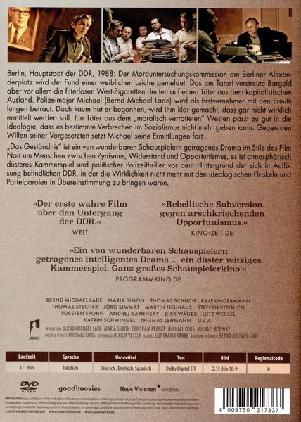 Produktbild: Das Gest&auml;ndnis