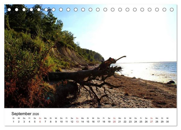 Produktbild: Ostseek&uuml;ste 2026 (Tischkalender 2026 DIN A5 quer), CALVENDO Monatskalender