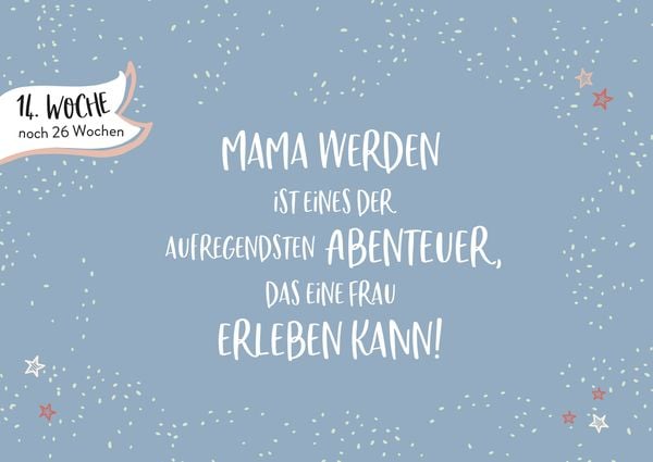 Produktbild: Ein kleines Wunder w&auml;chst heran.