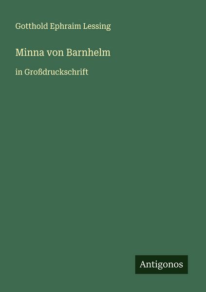 Produktbild: Minna von Barnhelm