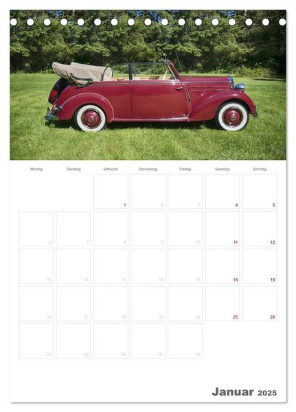 Produktbild: Mercedes Benz 170 SCB (Tischkalender 2025 DIN A5 hoch), CALVENDO Monatskalender