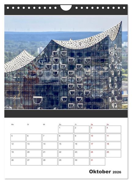 Produktbild: Wahrzeichen Elphi (Wandkalender 2026 DIN A4 hoch), CALVENDO Monatskalender