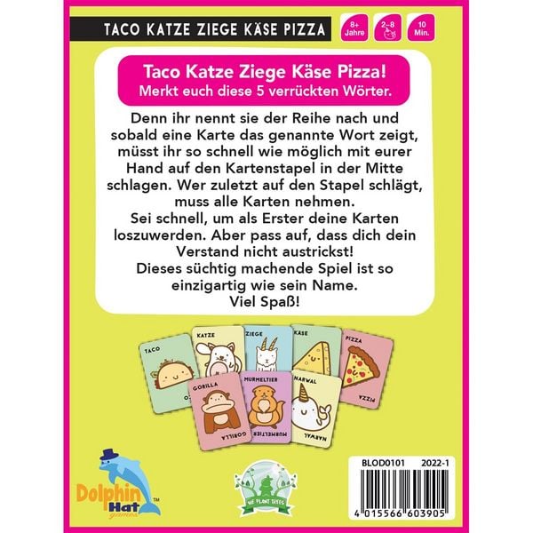 Produktbild: Taco Katze K&auml;se Ziege Pizza