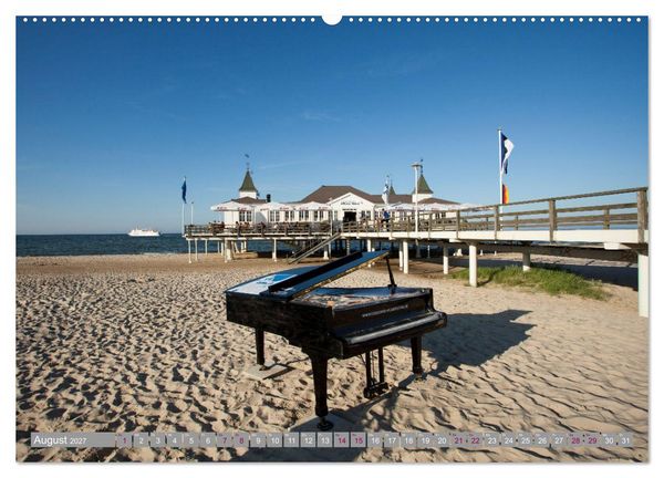 Produktbild: Usedom - Perle an der Ostsee (Wandkalender 2027 DIN A2 quer), CALVENDO Monatskalender