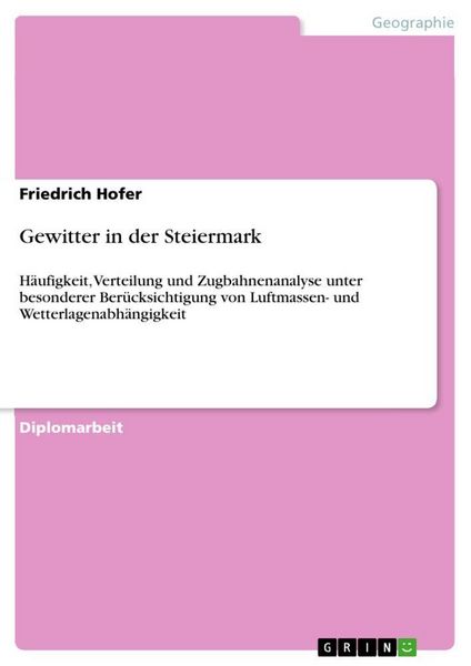 Produktbild: Gewitter in der Steiermark
