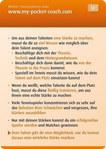 Produktbild: My Pocket Coach Tennis