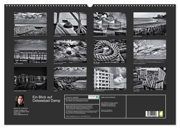 Produktbild: Ein Blick auf Ostseebad Damp (Wandkalender 2026 DIN A2 quer), CALVENDO Monatskalender