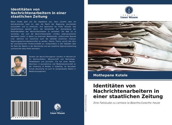 Produktbild: Identit&auml;ten von Nachrichtenarbeitern in einer staatlichen Zeitung