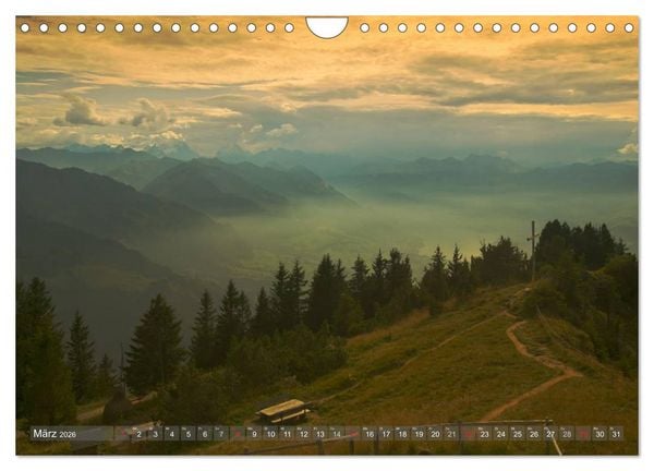 Produktbild: Der Zauber der Schweizer Berge (Wandkalender 2026 DIN A4 quer), CALVENDO Monatskalender