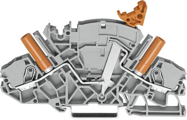 WAGO 2007-8821 Trennklemme 8 mm Zugfeder Belegung: L Grau 1 St.