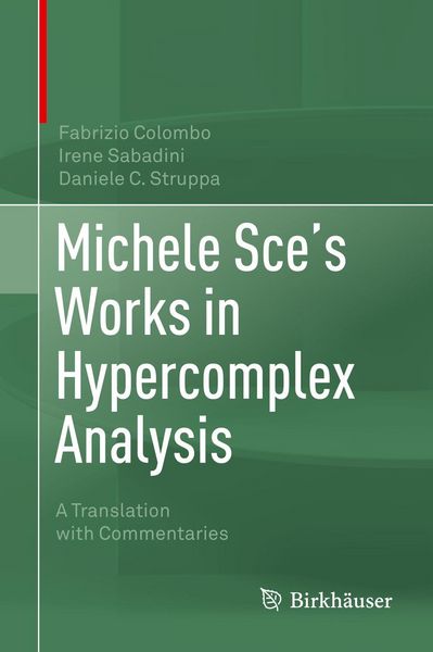 Produktbild: Michele Sce's Works in Hypercomplex Analysis